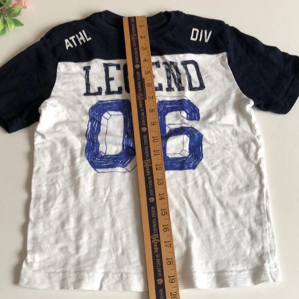 Gymboree Boys Legend T Shirt White and Blue 06 Legend Shirt Boys 8